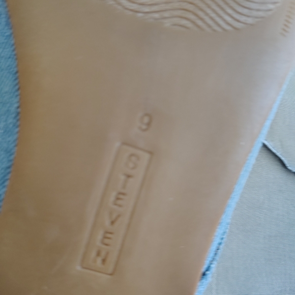 Steven New York Calandra Mule Blue 9 - Picture 8 of 12